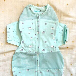 Teal Planets Snoo Sack Baby Swaddle, Small, NB